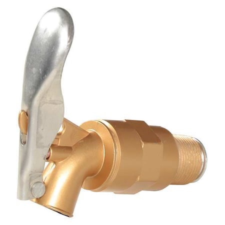 Drum Faucet, Brass Plated Zinc MPN:DFT-AS-SC
