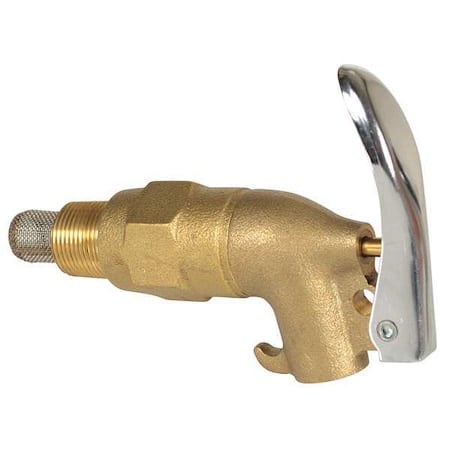 Drum Faucet, Brass, Brass, NPT MPN:DFT-RIGID