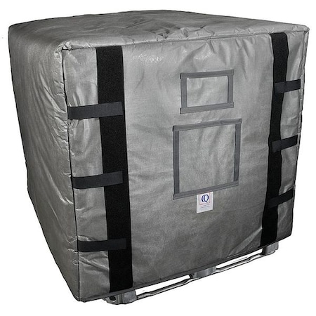 Insulated Cover, Gray, Indoor, IBC Tanks MPN:DQ4275