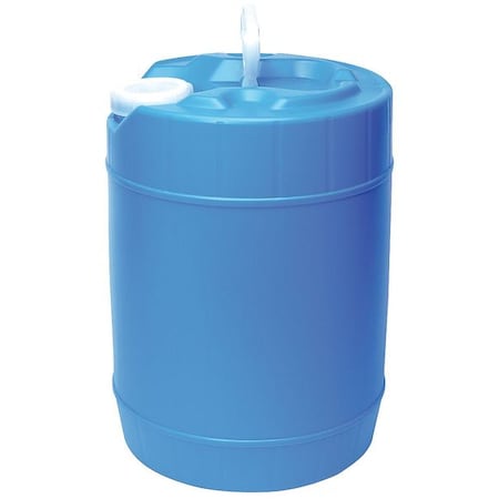 Pail, Screw Top, Round, 5 gal, Plastic, Blue MPN:GBTH5R-SC-BL