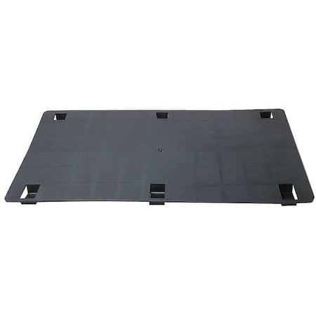 Plate, Polypropylene, Black 18 In. W MPN:GM1829SPMP-BLK