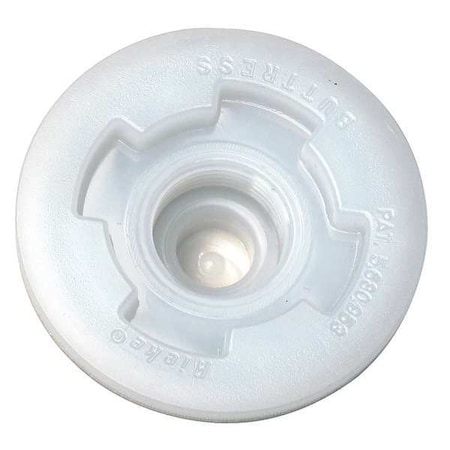 DrumPlug, 2inOD, Polyethylene, White, PK10 MPN:GPPA57-B5