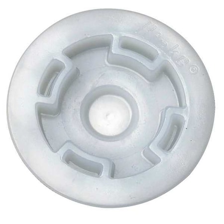 DrumPlug, 2inOD, Polyethylene, White, PK10 MPN:GPPA57GK-V