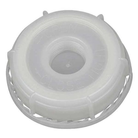 Plastic Pail Lid, Round, White, 2-3/4