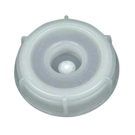 Plastic Pail Lid, Round, White, 2-3/4