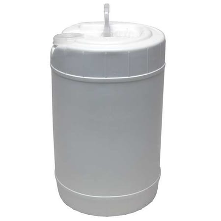Pail, Screw Top, Round, 6 gal, PE, White MPN:GTH6R-SC-W