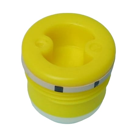DrumPlug, 0.75inOD, Polypropylene, Ylw, PK10 MPN:GTPV10H