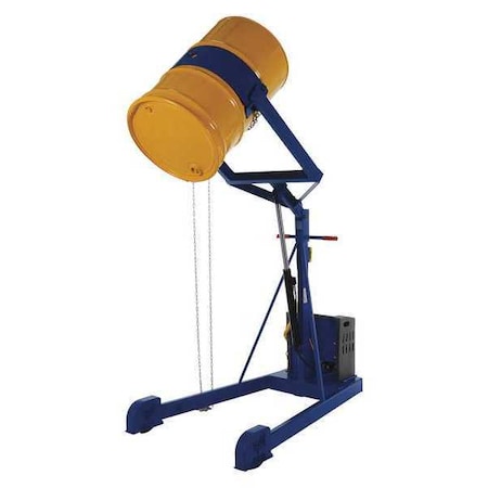 DrumCarrier/Rotator, 40inW, Steel, Blue MPN:HDC-305-72-DC