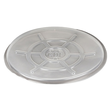 Drum Cover, Clear, Polyethylene, 22.75 in L MPN:HTH-C