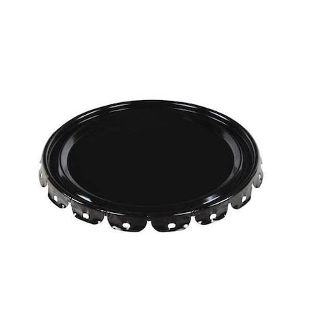 Steel Pail Lid, Black, For Use With 1TMH7 MPN:LID-STL-UN