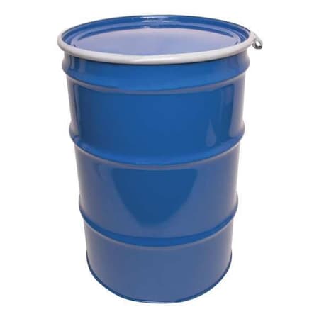 Open Head Transport Drum, Steel, 55 gal, Lined, Blue MPN:OH55-3R-MBLU