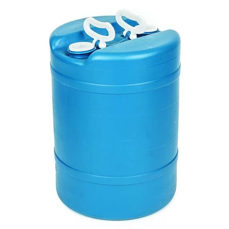 Closed Head Transport Drum, Polyethylene, 15 gal, Unlined, Blue MPN:POLY15THBL-DH