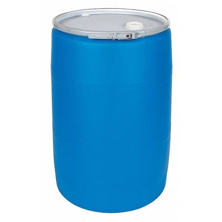 Open Head Transport Drum, Polyethylene, 55 gal, Unlined, Blue MPN:POLY55OH-BL