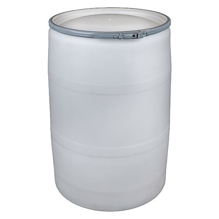 Open Head Transport Drum, Polyethylene, 55 gal, Unlined, White MPN:POLY55OHNAT