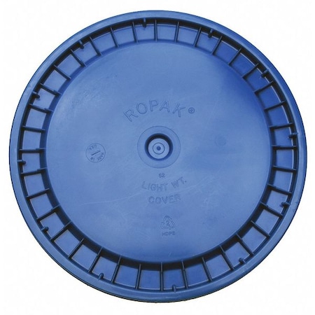 Plastic Pail Lid, Blue, Snap, 1-3/16 in. H MPN:ROP2100CVR-SN-BL