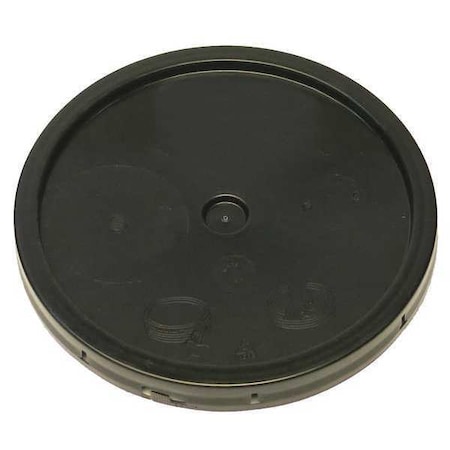 Pail Lid, Black, Tear tab, 1-3/16 in. H MPN:ROP2100CVR-TT-BK