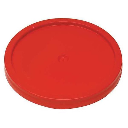 Plastic Pail Lid, Red, Tear tab, 1-3/16in H MPN:ROP2100CVR-TT-R