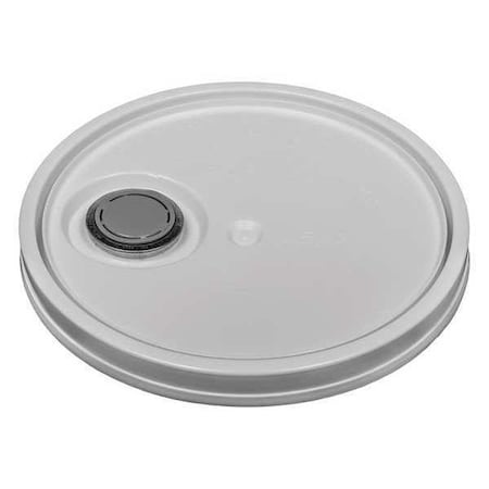Plastic Pail Lid, White, Spout, 1-3/16 in H MPN:ROP2100CVR-WF-WG