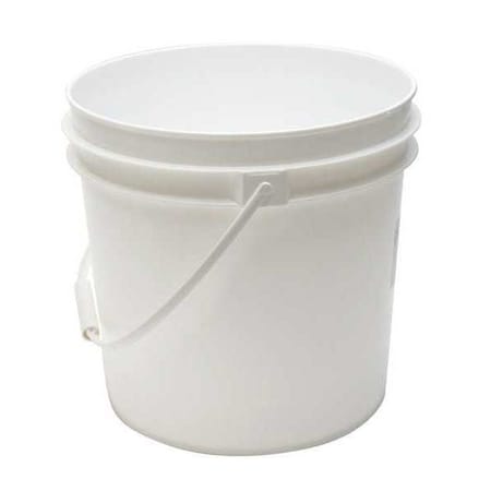 Pail, 2.0 gal., Plastic Handle, White MPN:ROP2120-WP