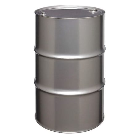Closed Head Transport Drum, 316 Stainless Steel, 55 gal, Unlined, Silver MPN:ST5503-316