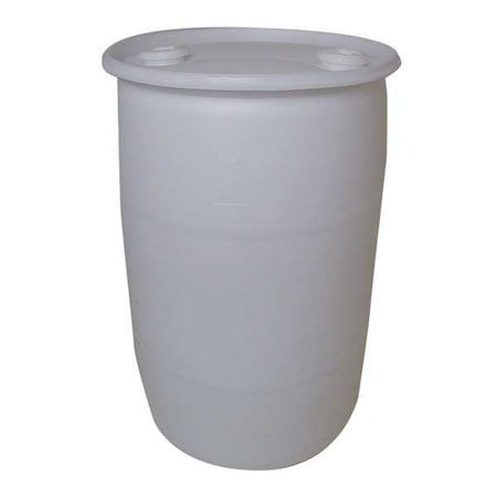 Closed Head Transport Drum, Polyethylene, 30 gal, Unlined, Translucent White MPN:THO30N