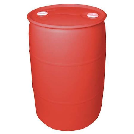 Closed Head Transport Drum, Polyethylene, 55 gal, Unlined, Red MPN:THO55R