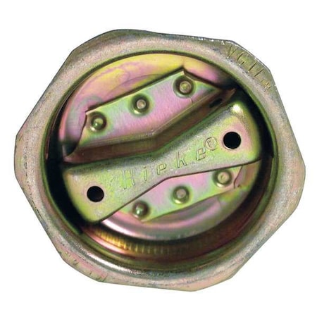 Drum Plug, Zinc Plated, Dia 2 In MPN:VGRS200ZB