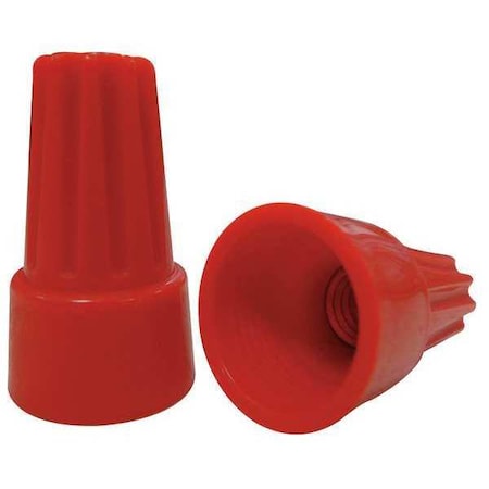 Twist-On Wire Connector, 10 AWG Max, Red, Thermoplastic Insulation, 600 V, 150 PK MPN:5UYH9