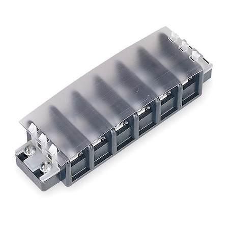 Block Cover, Plastic, 4 Pole, 1.32 in W MPN:6YH73