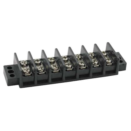 Terminal Strip, 7 Pole, 2 Row, 30 A, 600 V AC, 10 AWG, Screw Termination MPN:6ZEJ2