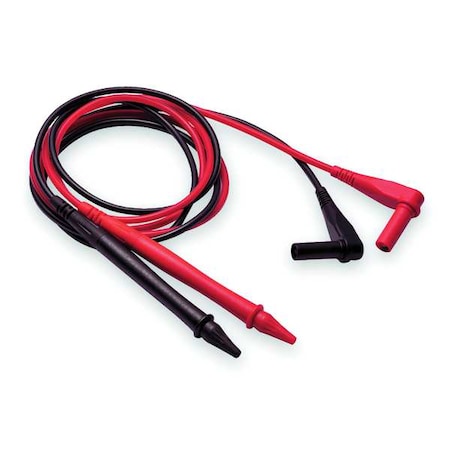 Test Probe Lead, CAT III 1000V, Shrouded Banana Plug, 3 ft. 3