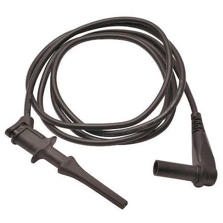 Test Clip Lead, CAT II 300V, Shrouded Banana Plug, 3 ft. 4