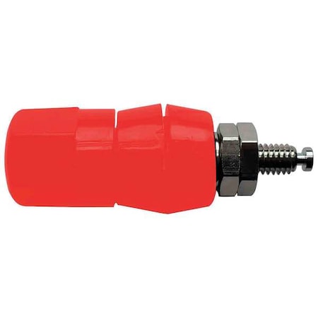 Binding Post, Red, 15 A, Brass, 2 in MPN:5TWZ3