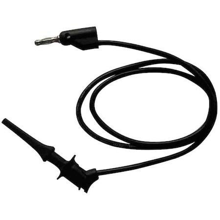 Test Lead, Test Clip to Stackable Banana Plug, 60