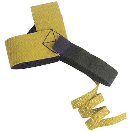 Antistatic Heel Strap, Yellow, PK20 MPN:4ECU8