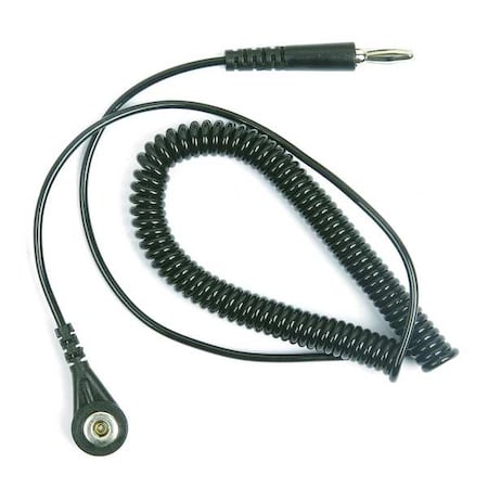 Static Control Cord, Straight, 4-1/2 ft. MPN:4ECV7