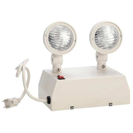 Emergency Light, 7-1/2in. H, 5.4W, Incand (Formerly LumaPro) MPN:40CP80