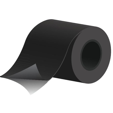 Fiberglass Sheet, 18 ft L, 10 in W, 0.005 in Thick, Plain Backing, 500 Degrees F Max Temp, Black MPN:400V-100AS-1006