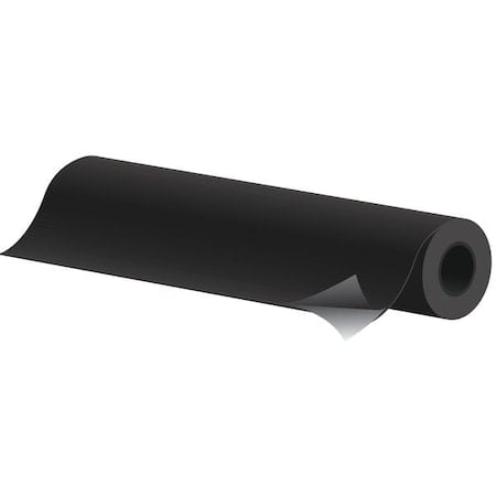 Fiberglass Sheet, 54 ft L, 40 in W, 0.01 in Thick, Plain Backing, 500 Degrees F Max Temp, Black MPN:400X-100AS-4018