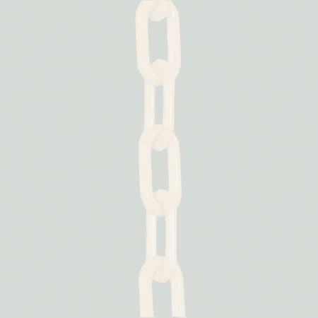 Plastic Chain, White, 50 ft Length, Gloss MPN:00001-50
