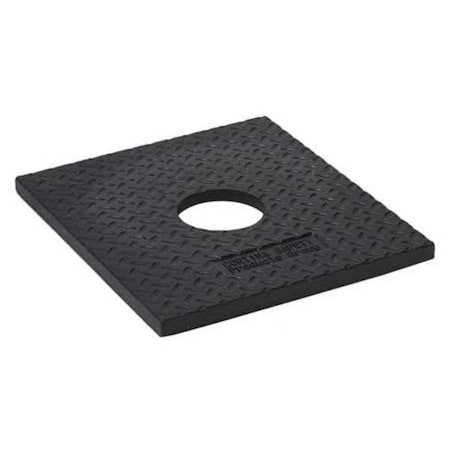 Delineator Base, Rubber, 1 in Height, 15 in Length, 10 lb, Black MPN:03-730