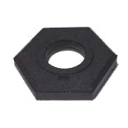 Delineator Base, Rubber, 2 in Height, 17 3/4 in Length, 15 lb, Black MPN:03-731