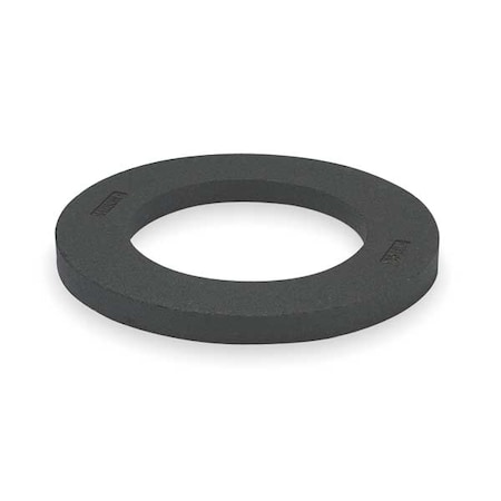 Channelizer Drum Base, Recycled Rubber, 2 in Height, 22 in Length, 20 lb, Black MPN:03-732