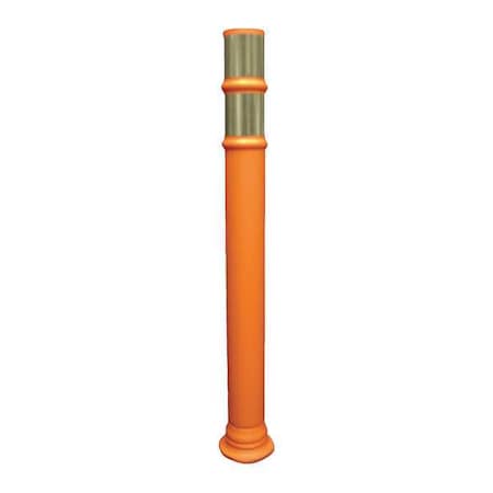 Delineator Post, LDPE, High-Intensity Prismatic, 45 in Height, 12 lb, Orange MPN:03-747OT