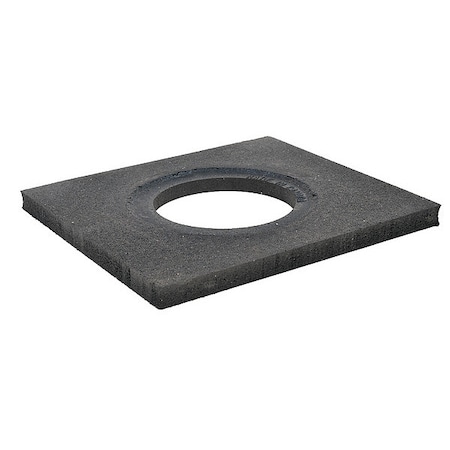 Trim Line Base, Rubber, 1 in Height, 17 in Length, 10 lb, Black MPN:03-752-10