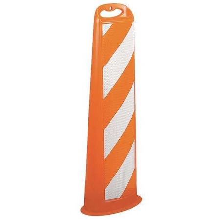 Vertical Panel Channelizer, High-Density Polyethylene (HDPE), Engineer, 39-1/2