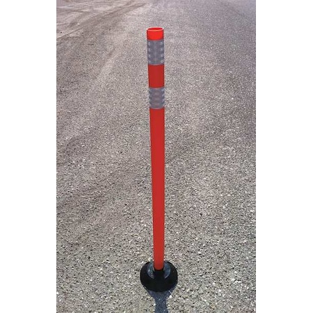Delineator Post, HDPE, High-Intensity Prismatic, 48