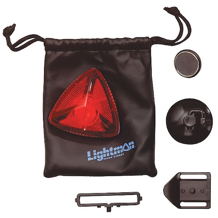 LED Safety Light, Red, 3 3/8 in Length MPN:12000 RED