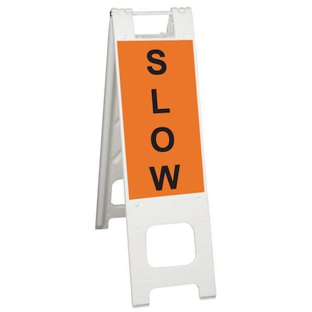 Barricade Sign, Plastic, Engineer, 45 in Height, 3 in Length, 11 lb, White MPN:150-WHLGK1133-OBEG