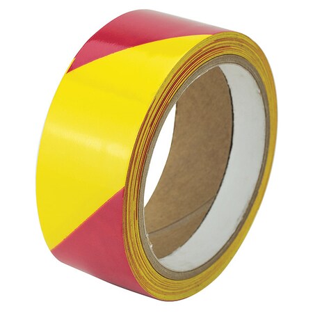 Floor Marking Tape vinyl 1 1/2 in W x 6 mil Thick MPN:15Y452